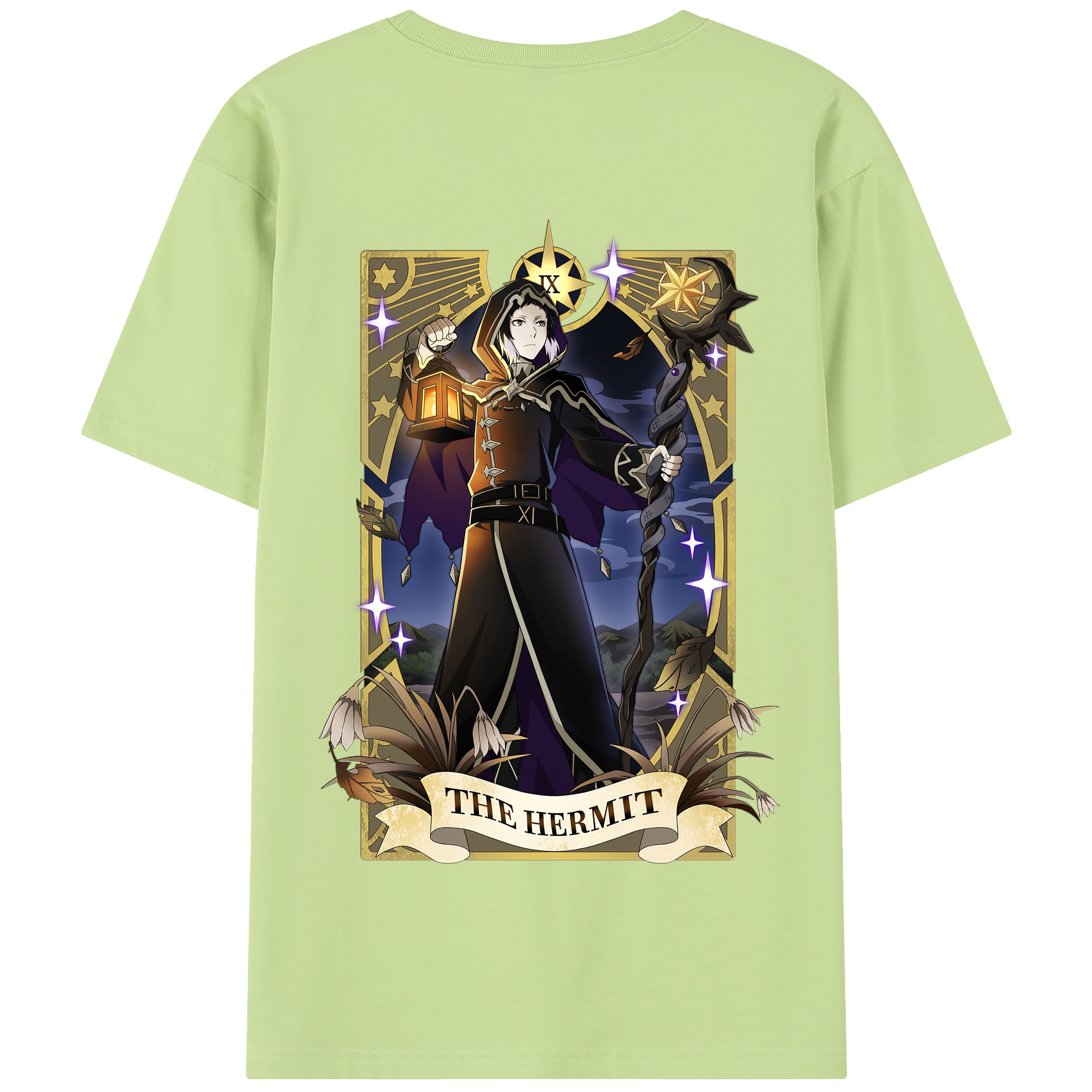 （画像用） 文豪ストレイドッグス Bungo Stray Dogs 綿100％半袖Tシャツ（背面プリント）